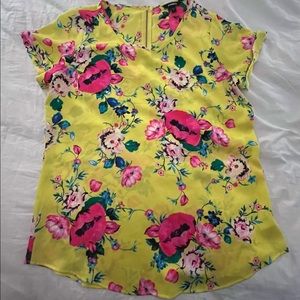 Express Rolled Sleeve Top Large